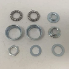Bottom Bracket Set w/Bearings For 1/Piece Crank 5/16x7 BMX Cruiser Bike Bicycle