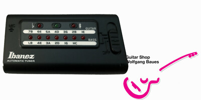 Ibanez Automatic Tuner Guitar & Bass Stimmgrät schwarz