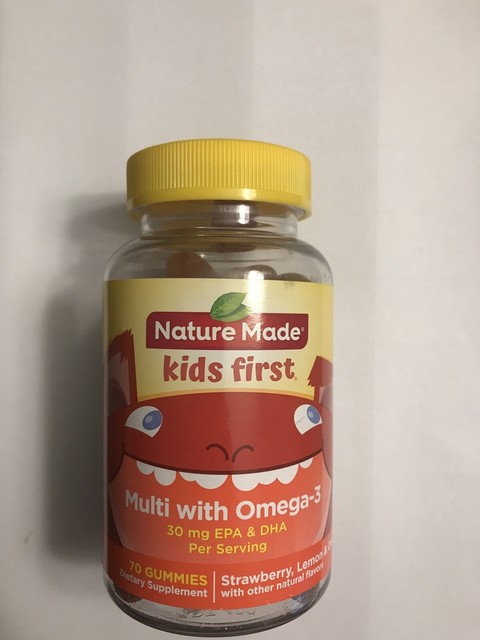 Nature Made Kids First Multi With Omega-3 70 Gummies ...