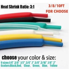 Heat Shrink Tubing 3:1 Marine Grade Wire Wrap Adhesive Glue Lined Waterproof Kit