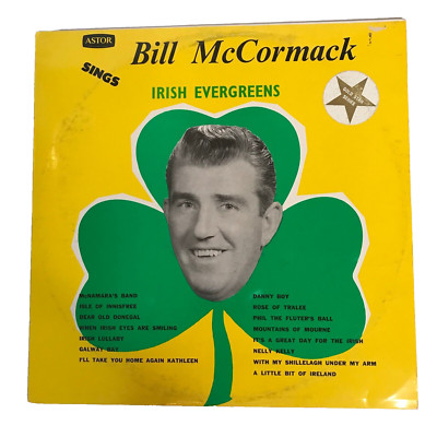 Bill McCormack (Irish Evergreens) LP Vinyl Record Album (Gold Star Series)