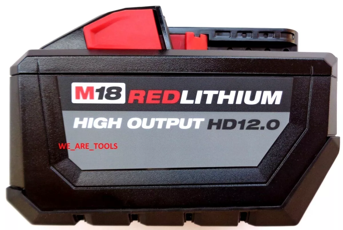 Milwaukee M18 Red Lithium 12.0Ah High Output Battery 48-11-1812