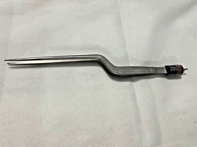 V. Mueller NL1872-010 Fox Bipolar Straight Forceps 1mm Tip X 8'' Length