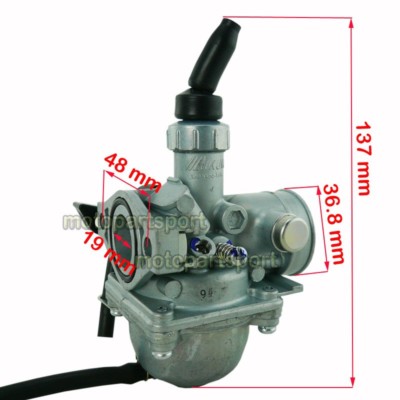 19mm Mikuni VM16 Carburetor for 50cc 70cc 90 110cc Pit Dirt Bike ATV Go Kart SSR