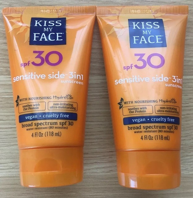 Kiss My Face SPF 30 Sensitive Side 3 in 1 Sunscreen 4oz for sale online