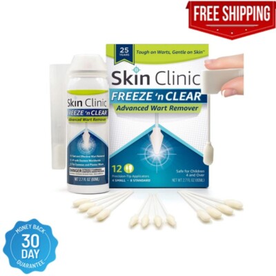 Skin Clinic FREEZE n CLEAR� Advanced Wart Remover Tough on Warts Gentle on S...