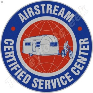 Official Vintage Airstream Trailer & RV Round Sticker Decal - Made In - Foto 10