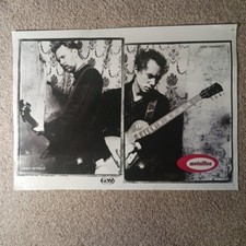 Metallica Kirk Hammett + James Hetfield Poster Thrash Metal Legends 11"x15" Rare