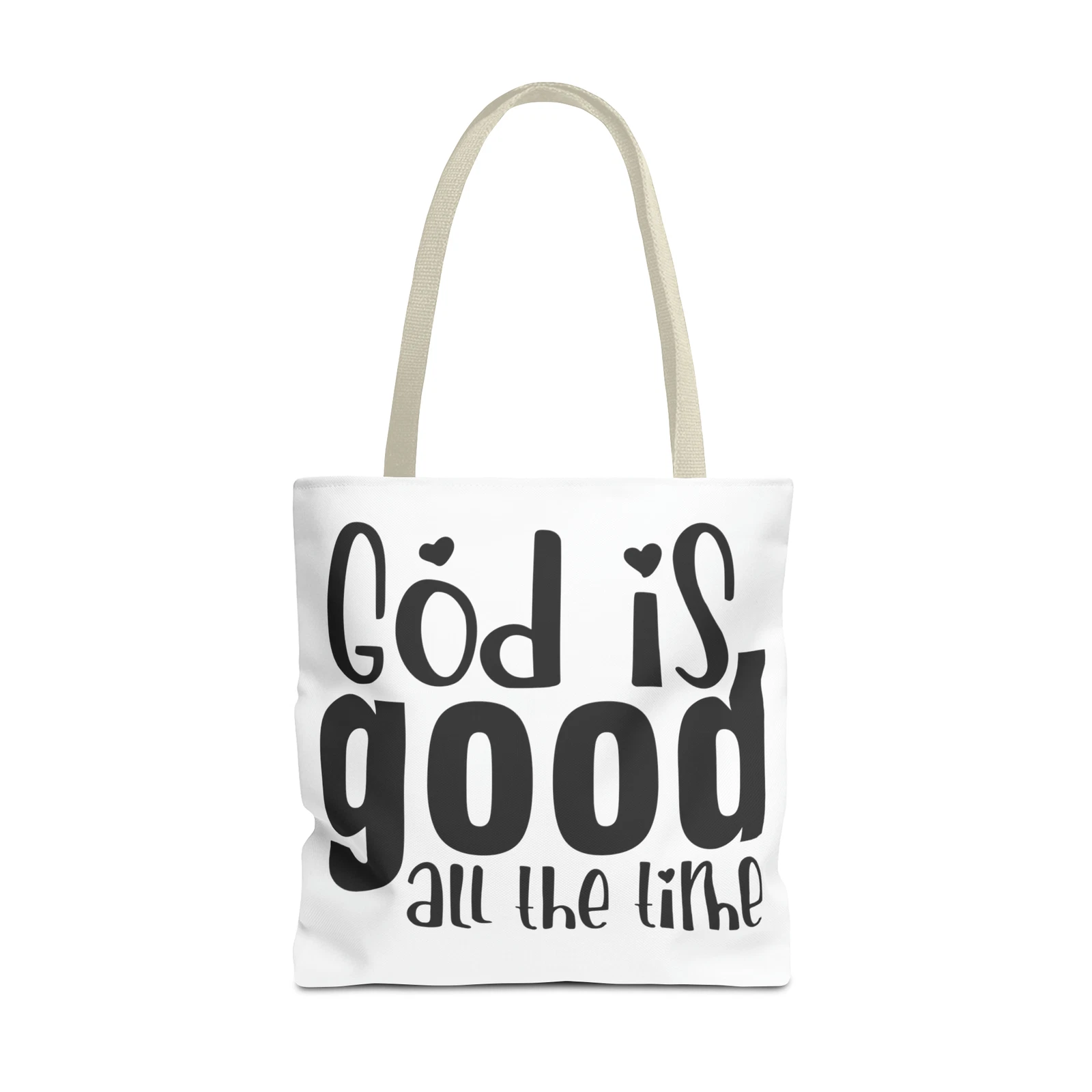 God is Good All the Time Tote Bag (AOP)