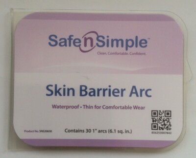 Safe N Simple Skin Barrier Arcs. 1  Arcs, 1 Pack/30 Units, SNS20630