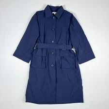 JW Anderson x Uniqlo Trench Coat Jacket Nylon Japanese Navy Mens Size S
