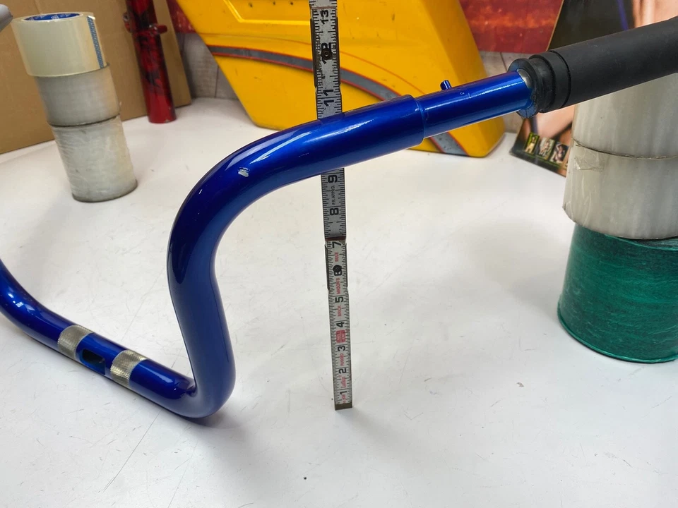 🔥15-21 Harley Road Glide 1.25" Custom Candy Blue Handlebars 10" Rise🔥 - Image 2 of 4