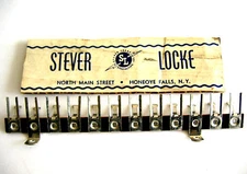 12-Lug Phenolic Terminal Strip Solder NOS USA Radio Amplifier PRE-TINNED - Rare