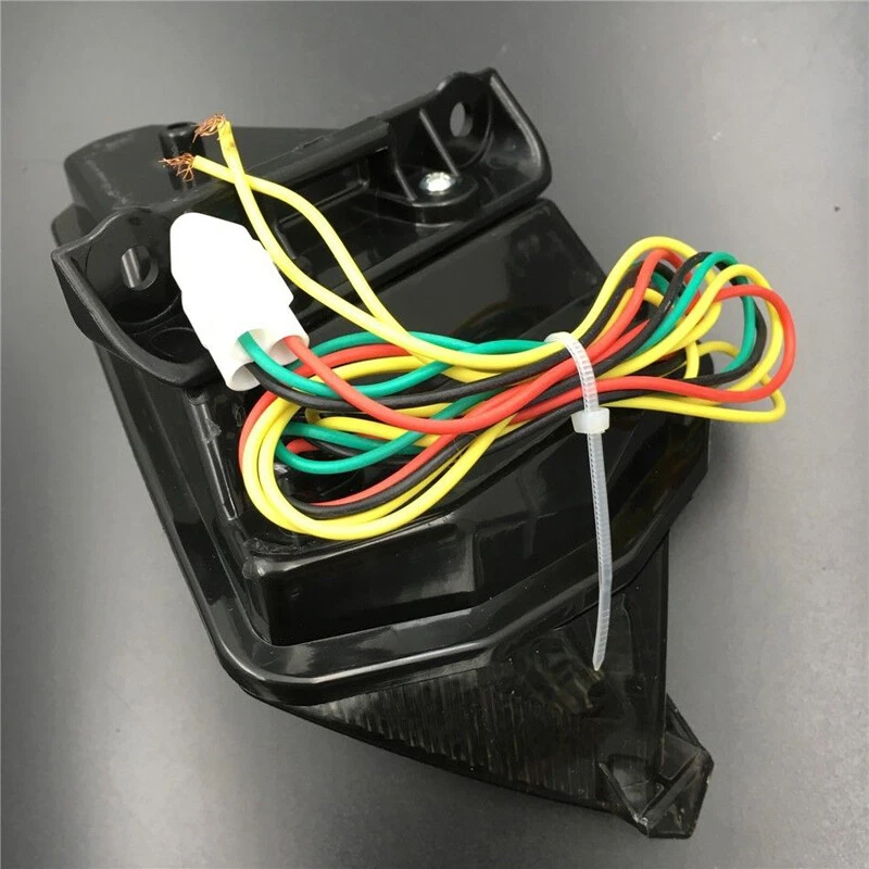 烟雾 LED 尾部制动转向信号灯适用于雅马哈 YZF R1 2007 - 2008 — 第 4/4 张图片