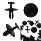 (x50) For Peugeot For Fiat Trim Boot Hood Lining Grille Clip Fastener 6.5mm Hole