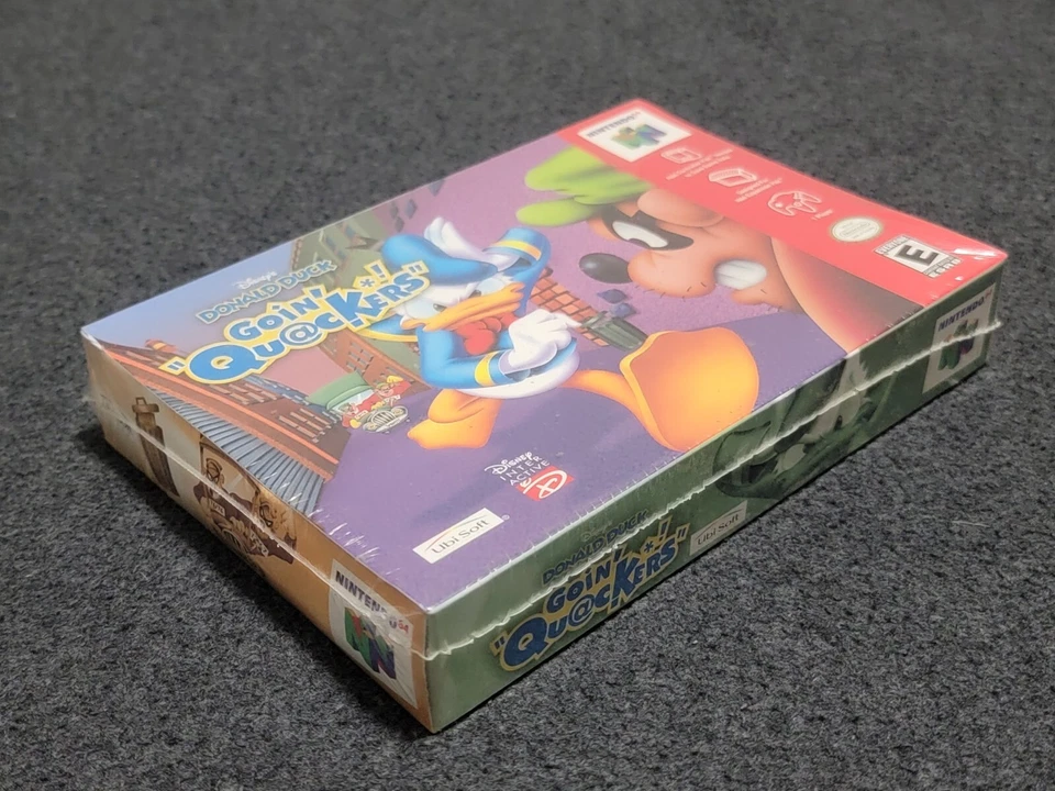 N64 Nintendo 64 DONALD DUCK GOIN' QUACKERS 64 New Sealed Game VGA Wata Complete - Image 3 of 4