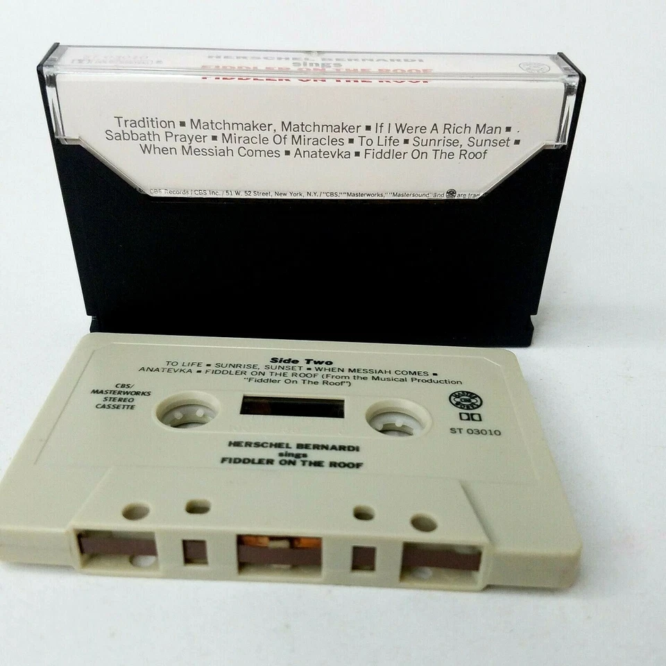 Herschel Bernardi Sings Fiddler On The Roof (Cassette CBS Records) - Image 3 of 3