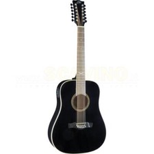 EKO NXT D100e XII See Through Black CHITARRA ACUSTICA ELETTRIFICATA 12 CORDE NER