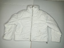 Fashion Nova Jacket, White Jacket/Coat with Pockets, Adult Size Medium