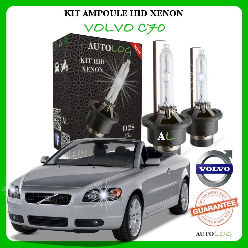 Ampoule xénon D1S 35W Volvo C70 blanc pur 6000K éclairage auto