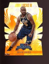 2013-14 PANINI CRUSADE JOHN LUCAS III ORANGE DIE CUT CRUSADE #126 04/99