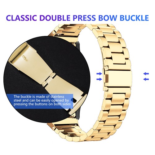 Cinturino in metallo per Samsung Galaxy Watch 4 5 6 40/44mm 43mm 47mm - Foto 12 di 25