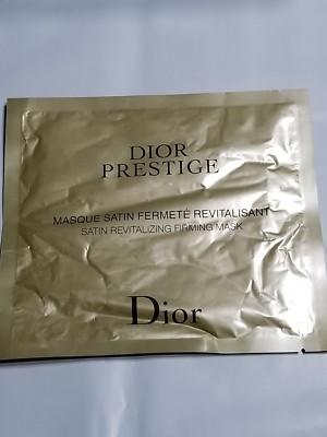 Dior Prestige シートマスク Dior Prestige Satin Revitalizing Firming Mask 1 application | eBay