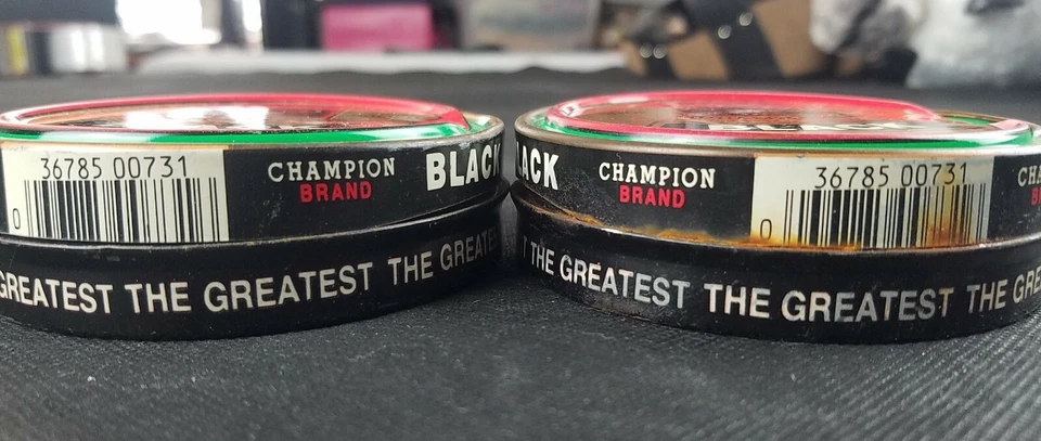 Muhammad Ali's Champion Brand Shoe Polish Black Vintage 1980s Collectible Boxing - Image 4 of 4