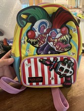 Killer Klowns From Outer Space 3d Mini Backpack / Purse ~brand New~