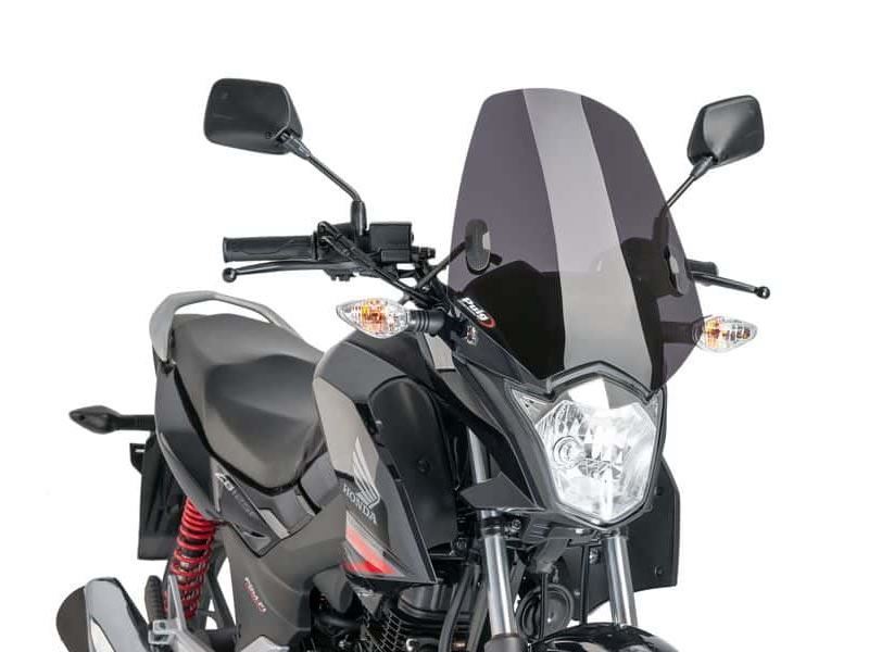 Puig Sport Screen Windshield Deflector Dark Smoke Honda CB 125 F 2015-2026 - Image 2