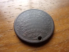1834 Hard Times Token Richard’s Jewelry Attleboro Mass