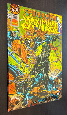 SPIDER-MAN MAXIMUM CLONAGE #1 (Marvel Comics 1995) -- Newsstand VARIANT Chromium