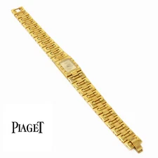 NYJEWEL Piaget Tiffany & Co 18k Solid Gold Ladies Quartz Watch 6.75"