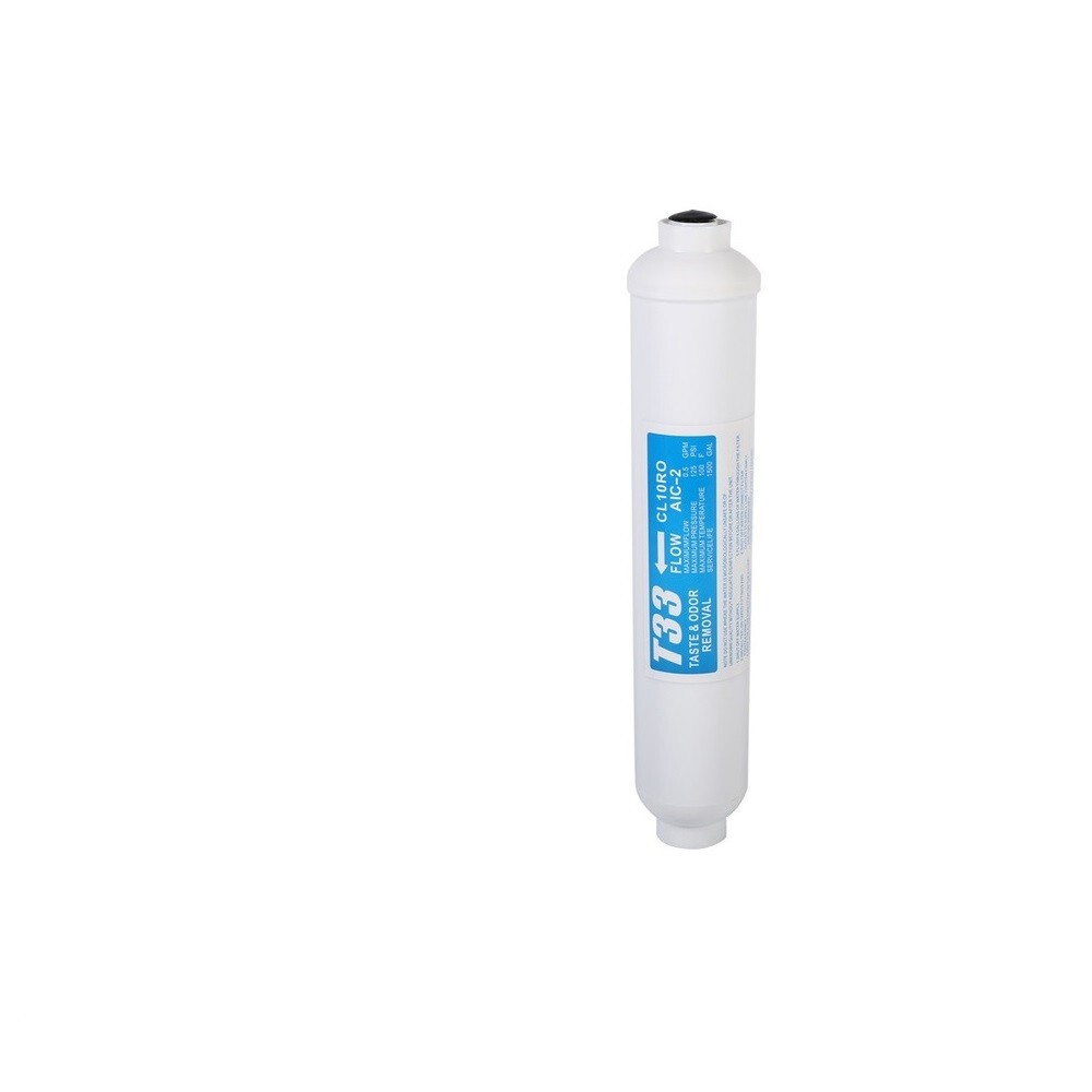 Kit 2 Filtri T33 Carbone Attivo e Sedimenti Depuratore Acqua Acquario Frigo foto 3