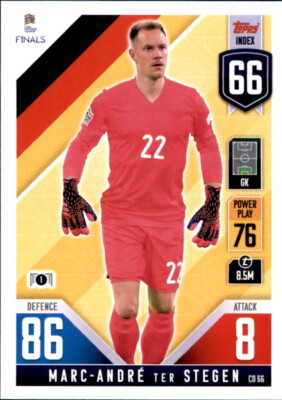 Road to Nations League 2022 Trading Card CD66 Marc-Andre ter Stegen Countdown