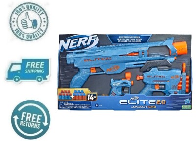 New Nerf Elite 2.0 Loadout Soft Dart Shooter Toy Gun Kid Blaster 3
