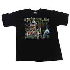 Vintage Iron Maiden Somewhere Back In Time World Tour 2008 T-Shirt Size XXL