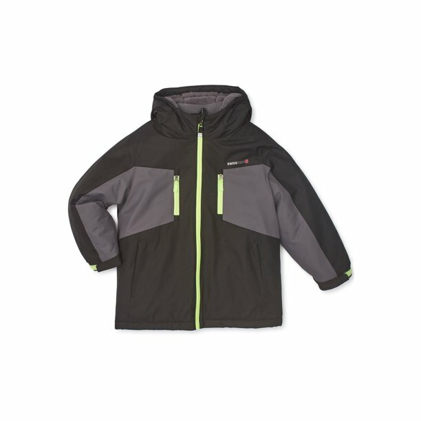 SwissTech Boys 4-in-1 Peak Technology Water Resistant Lined