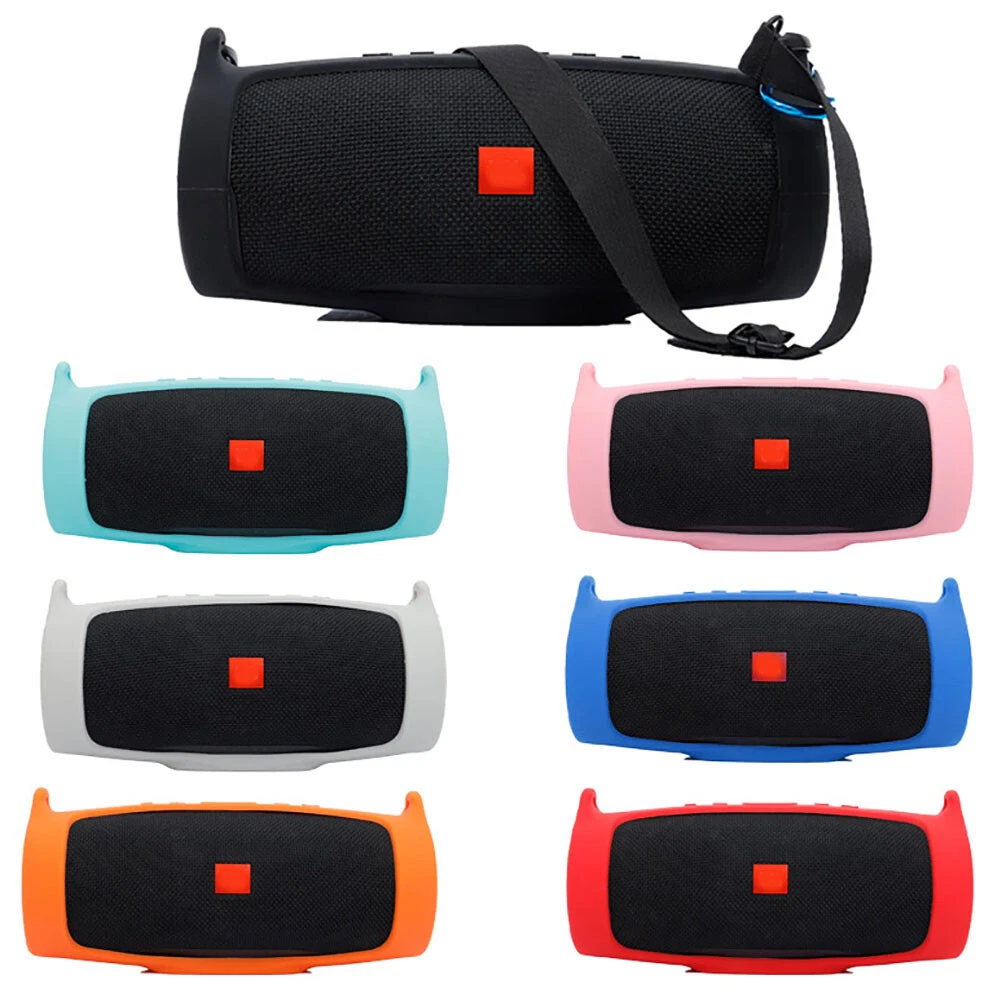 For JBL FLIP ESSENTIAL 2 Speaker Silicone Case Outdoor Portable