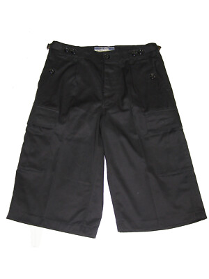 BDU Bermuda Cargo-Bermuda mit Beintaschen Farbe tiefschwarz