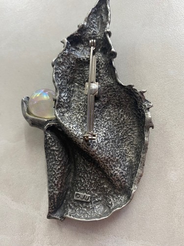 Vintage JJ Jonette Pewter Tone Wizard Brooch - Picture 2 of 3