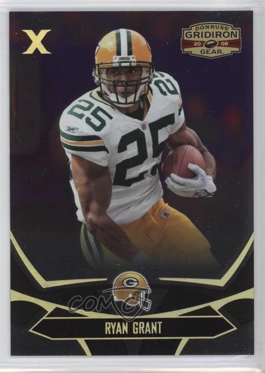 2008 Donruss Gridiron Gear Gold X's 63/100 Ryan Grant #37 0u7