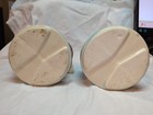 Set 2 VTG American Bisque Yawning Kitty W/ Bunny Planter 5” Great VG Condition — photo 4