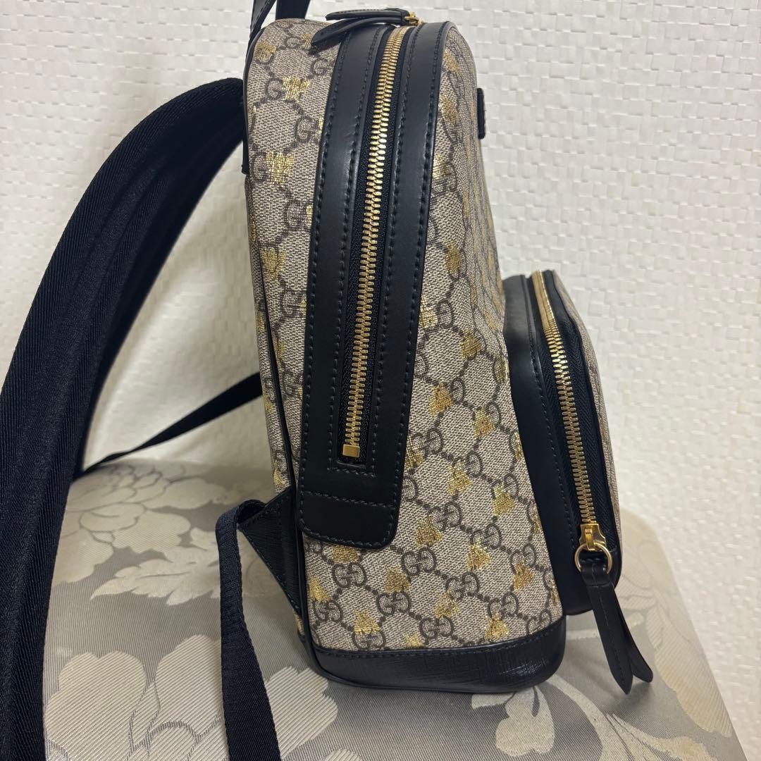 GUCCI GG Pattern Small Backpack Mini Supreme Bee … - image 5
