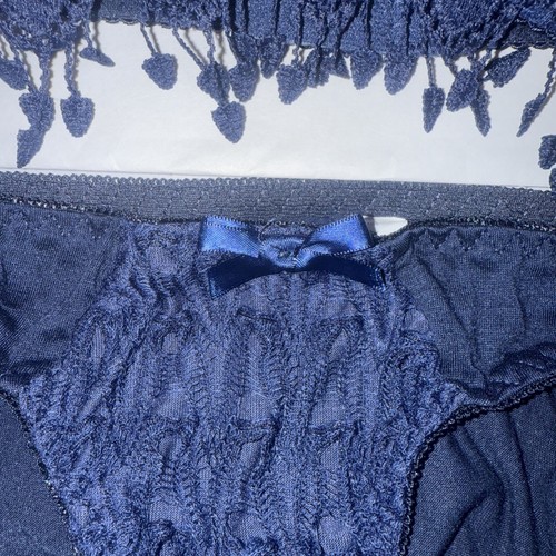 Crochet trim underwire lingerie set - Picture 8 of 8
