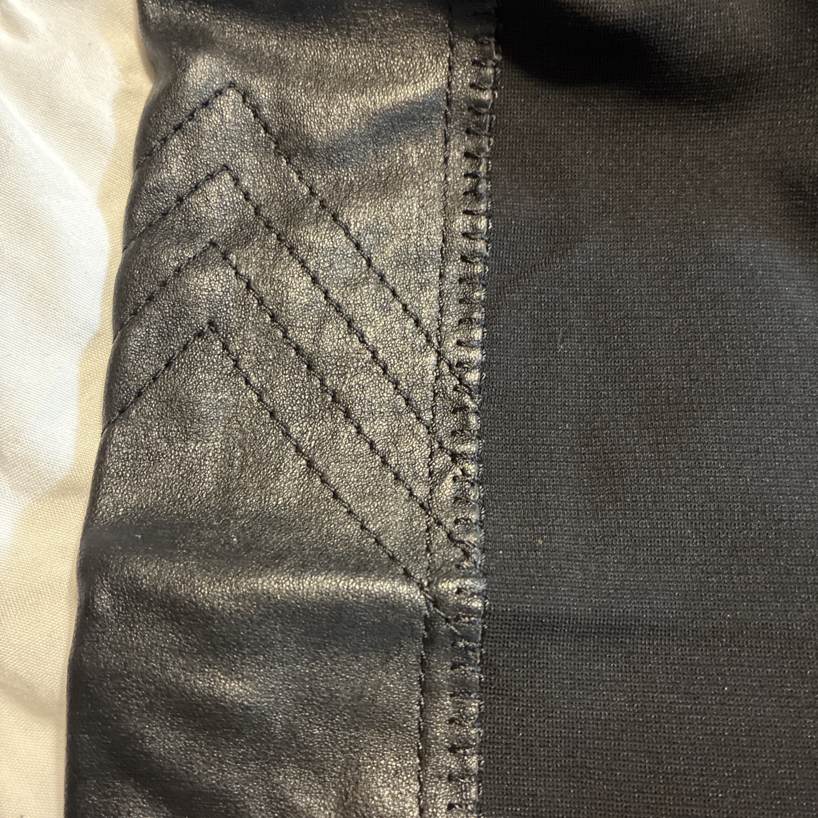 Burberry Authentic Solid Black Lamb Leather High … - image 5