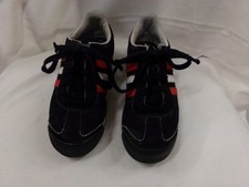 Adidas Originals Samoa 702001 Triple Stripe Black Youth Size 1 Shoes