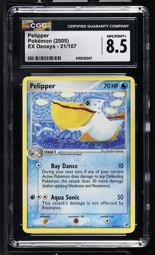 Pelipper graded CGC 8.5 for sale on eBay