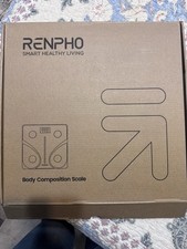 Renpho Digital Body Composition Scale With Smart App Glass Surface Uses 3 AAA Ba
