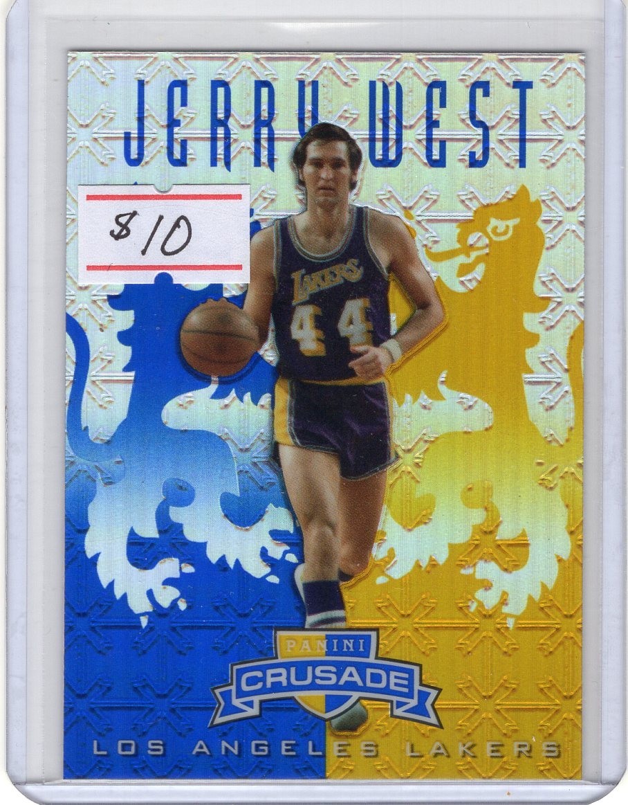 2012-13 Panini Crusade Insert Blue #84 Jerry West